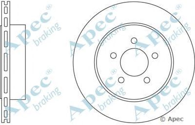 APEC BRAKING dsk2634 -  Тормозной диск